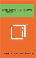 Basic Issues in Christian Thought