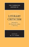 The Cambridge History of Literary Criticism