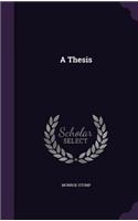 A Thesis