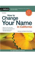 How to Change Your Name in California