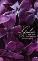 Purple Violets Funeral Bulletin (Pkg of 50)