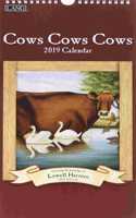 Cows Cows Cows 2019 Vertical Deluxe Wall Calendar