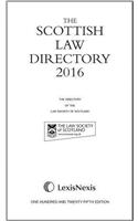 The Scottish Law Directory: The White Book 2016