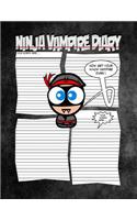 Ninja Vampire Diary - A Spooktaculous Place To Keep Your Secrets: Worlds Most Spooktaculous Diary With Ninja Vampire Style(English)