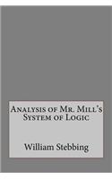 Analysis of Mr. Mill's System of Logic: (English)
