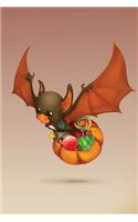 Candy Bat Grid Notebook: 150 Page Grid Notebook Journal Diary