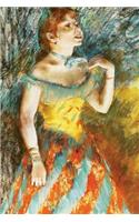 ''Singer in Green'' by Edgar Degas - 1884: Journal (Blank / Lined)