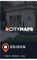 City Maps Edison New Jersey, USA