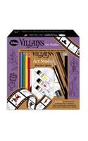 Disney Villains Art Studio [With Palette and Pens/Pencils and Paint Brush and Watercolor Paint and Eraser and Sharpener and Ma