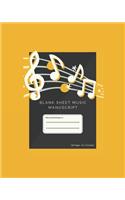 Blank sheet music manuscript 10 stave per page (8