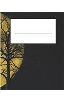Owl Composition Notebook: Wide Ruled Notebook Lined School Journal - 110 Pages - 7.5 x 9.25" - Children Kids Girls Boys Teens Women Wide Ruled School Composition Books