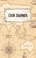 Cook Islands: Dotted Travel Diary Notebook or Journey Dotted Grid Journal - Holiday Trip Pocketbook for Men and Women with Dots