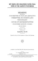 Key issues and challenges facing NASA