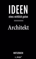 Notizbuch für Architekten / Architekt / Architektin