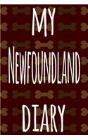 My Newfoundland Diary: The perfect gift for the dog owner in your life - 6x9 119 page lined journal!