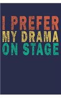 I Prefer My Drama On Stage