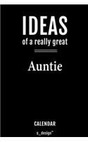 Calendar for Aunties / Auntie
