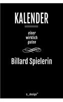 Kalender für Billard Spieler / Billard Spielerin