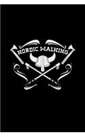 Nordic walking: 6x9 NORDIC WALK - dotgrid - dot grid paper - notebook - notes