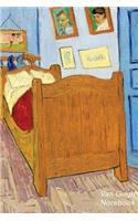 Van Gogh Notebook: The Bedroom Journal - 100-Page Lined Art Notebook - 6 X 9 Journal Notebook (Art Masterpieces)