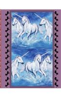 Unicorn Composition Notebook (6): Unicorn Composition Notebook; Unicorn Journal; Unicorn Composition Book: Wide Ruled Lined; 135 sheets/270 pages (7.44 x 9.69") Great for School & Un