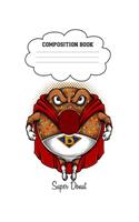 Super Donut Composition Book: 150 Pages College Ruled 7.44 X 9.69