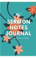 My Sermon Notes Journal