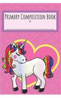 Primary Composition Notebook Grades K-2 - Story Paper - Exercise Book