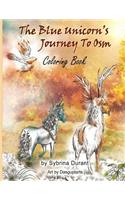 Blue Unicorn's Journey To Osm Coloring Book