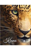 Kiana: Personalized Book with Name, Notebook, Journal, Diary, 105 Lined Pages, Large Size Book 8 1/2" x 11"