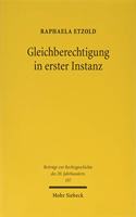 Gleichberechtigung in erster Instanz