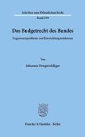 Das Budgetrecht Des Bundes
