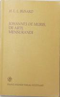 Johannes de Muris, de Arte Mensurandi