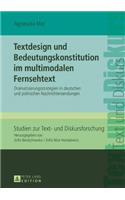 Textdesign und Bedeutungskonstitution im multimodalen Fernsehtext