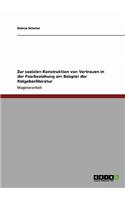 Zur sozialen Konstruktion von Vertrauen in der Paarbeziehung am Beispiel der Ratgeberliteratur