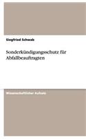 Sonderkündigungsschutz für Abfallbeauftragten