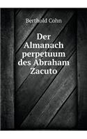 Der Almanach Perpetuum Des Abraham Zacuto