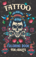 Tattoo coloring book for adults