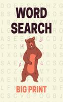 Big Print Word Search