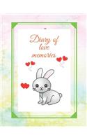 Diary of love memories