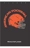 American Football Helm Monatsplaner