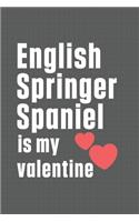 English Springer Spaniel is my valentine: For English Springer Spaniel Dog Fans