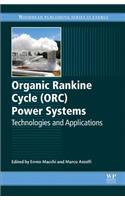 Organic Rankine Cycle (Orc) Power Systems