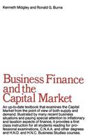 Business Finance & the Capital Market