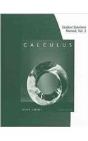 Student Solutions Manual, Volume 2 (Chapters 11-16) for Larson/Edwards' Calculus,