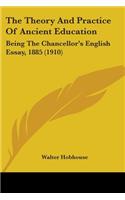 The Theory And Practice Of Ancient Education