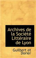 Archives de La Sociactac Littacraire de Lyon