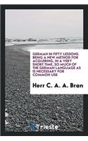 German in Fifty Lessons