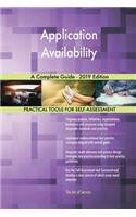 Application Availability A Complete Guide - 2019 Edition