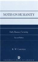 Notes on Humanity